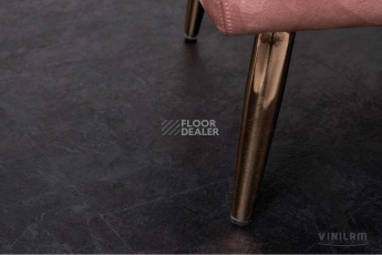 Vinilam Ceramo Stone 2,5 мм 61607 Сланцевый Чёрный фото 5 | FLOORDEALER